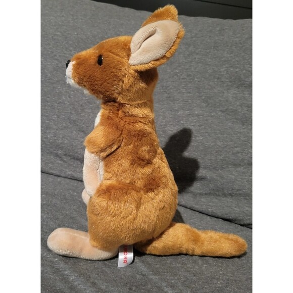 Aurora World Kangaroo Standing Tan Brown Plush Realistic Stuffed Animal Toy 12" - Picture 6 of 9